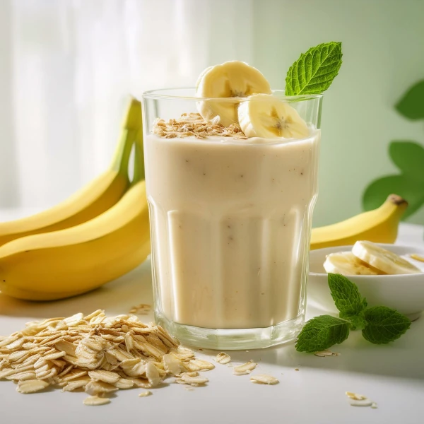 nutty oat bliss smoothie